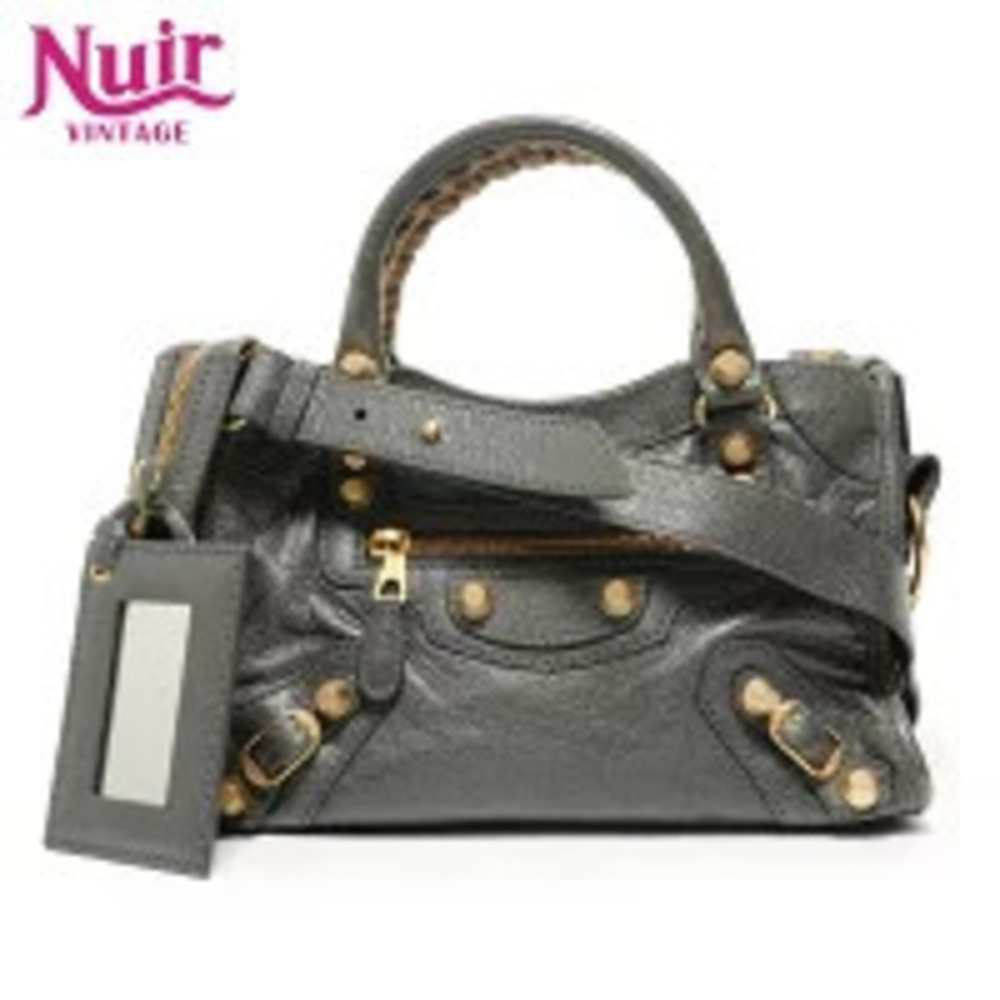 Balenciaga Giant City Handbag Gray